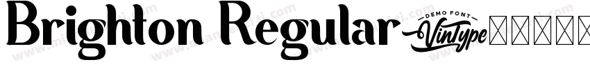 Brighton Regular字体转换